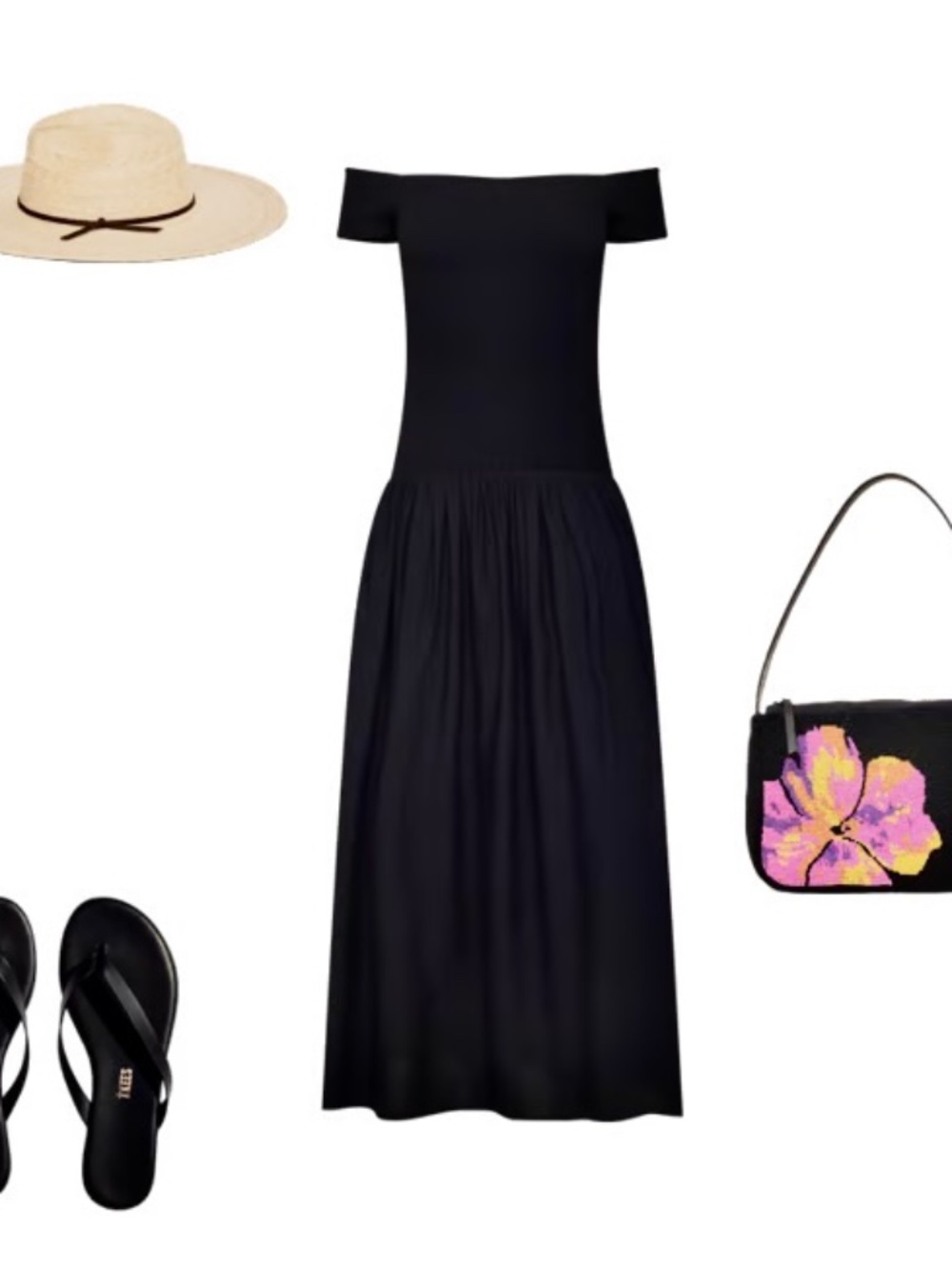 L Space Going Steady Midi Dress NWT Size Medium - Picture 3 of 3